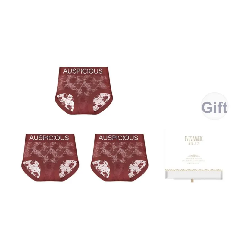 XIA.WA.ZHI.XIU Underpants Women's 3 Pack Gift Box Set-74