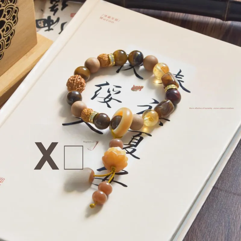 DVNRR Tiger's Eye Stone Jade Bracelets Unisex-2