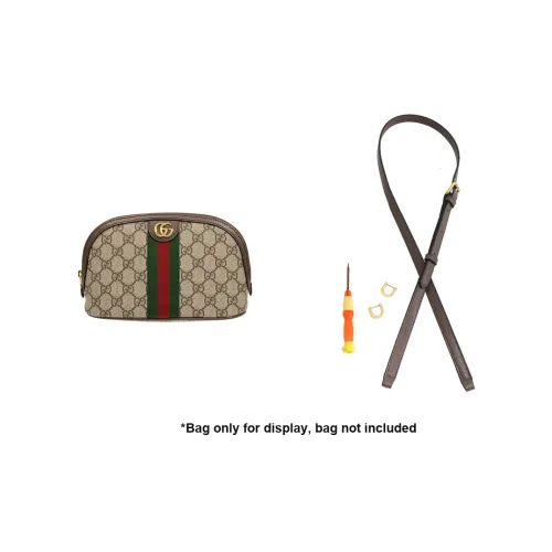 Luxury Care Artisan Workshop Микрофибра Плечевой ремень Сумка с цепочкой Аксессуар Сумка Женская Коричневая