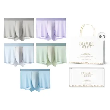 XIA.WA.ZHI.XIU Underpants Men's 5 Shopping Bags