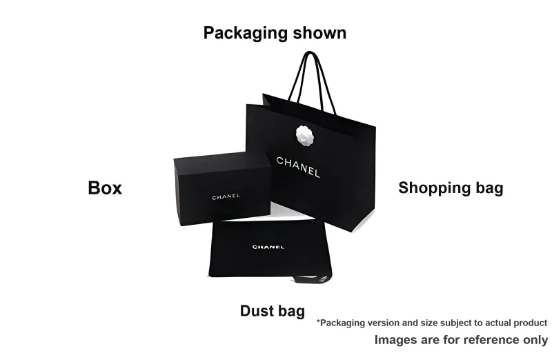 CHANEL Sheepskin Handbag, Shoulder Bag, Crossbody Bag Women's Black & White-3