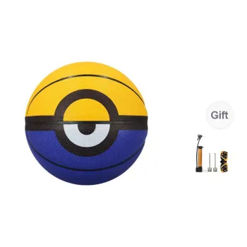 SIPAKESPORT x MINIONS PU Basketball Yellow Blue Size 7 Ball Match Unisex