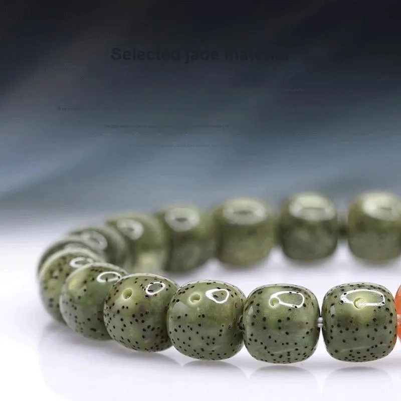 GUMUJIANG Star Moon Bodhi Seeds Beaded Bracelet Buddhist Bead Bracelet For Leisure And Meditation Unisex-2