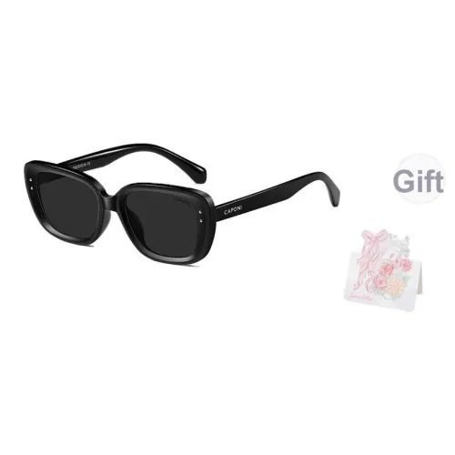 CAPONI TR Памятный пластик Прямоугольные Солнцезащитные очки Унисекс