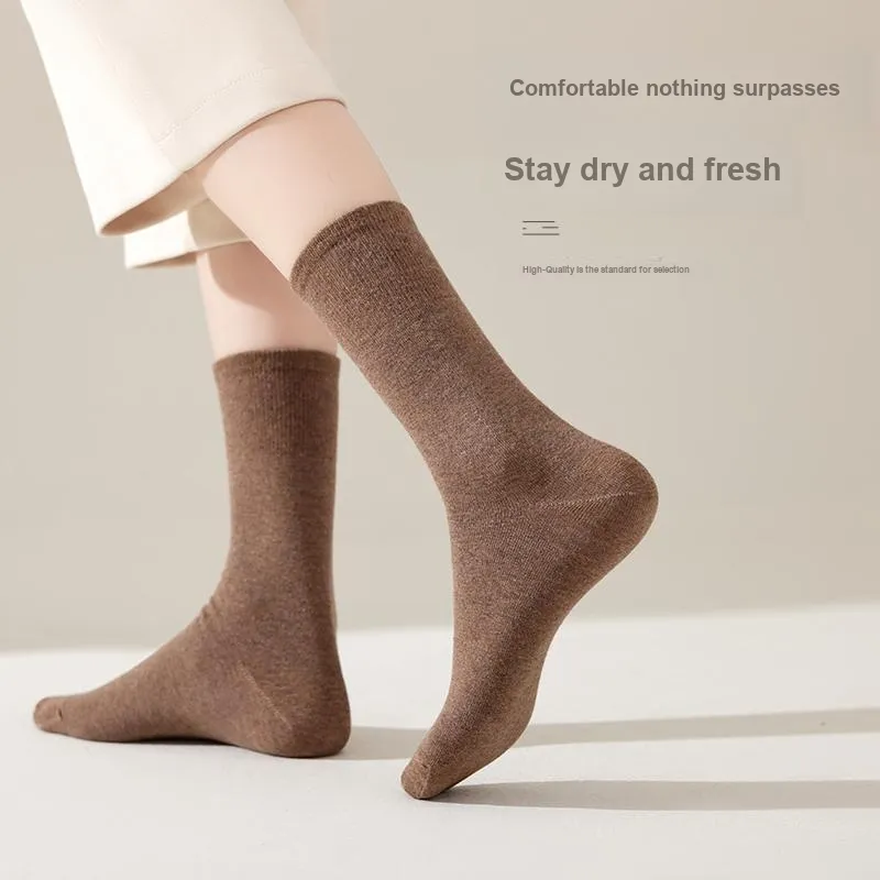 MIIOW Knee High Socks Women's 5 Pack-7