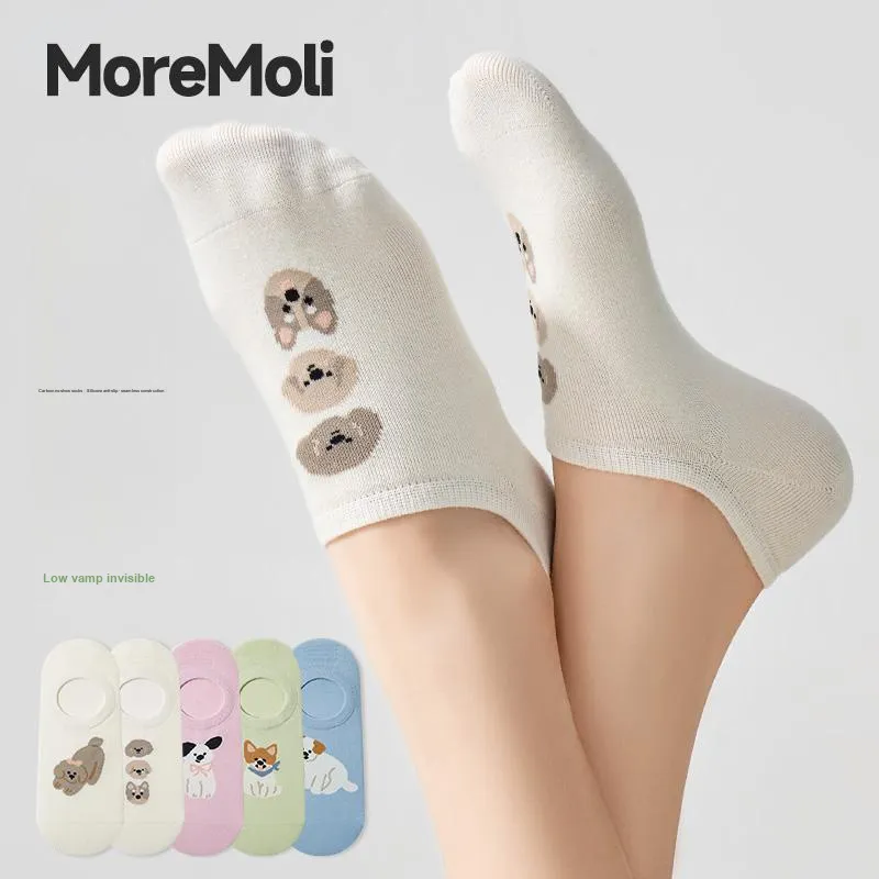 Moremoli No Show Socks Women's 3 Pack-3