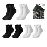 Crew 6 Pack Box Included (3 Black, 3 White)