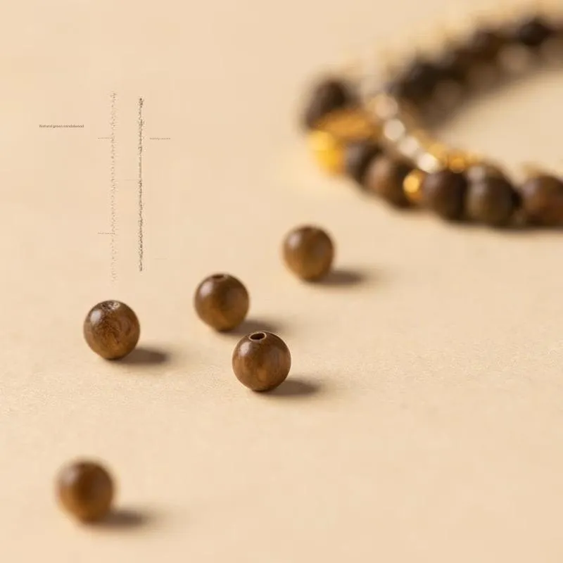 Fengyun Pavilion Green Sandalwood Bracelets Women's-3