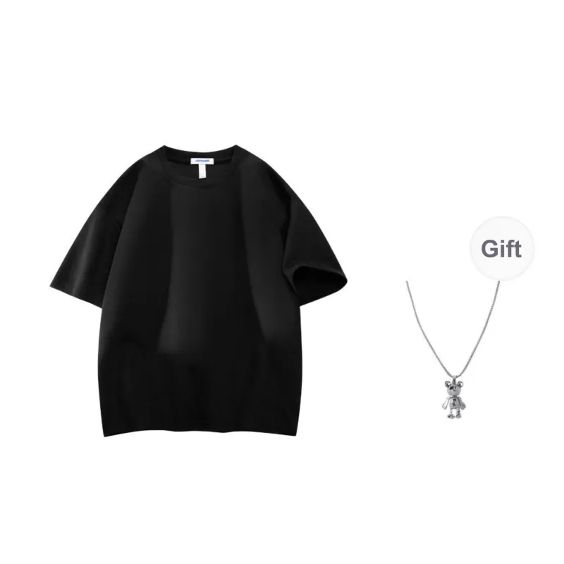 JEANSWEST T Shirt Comes With Bear Necklace Unisex-8
