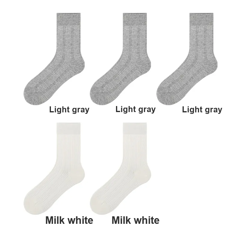 H YXIANG Mid Calf Socks Women's Combo Set-31