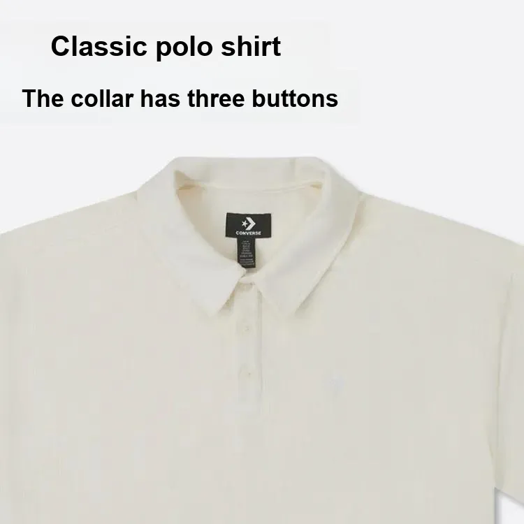 Converse Polo Shirt Unisex White-4