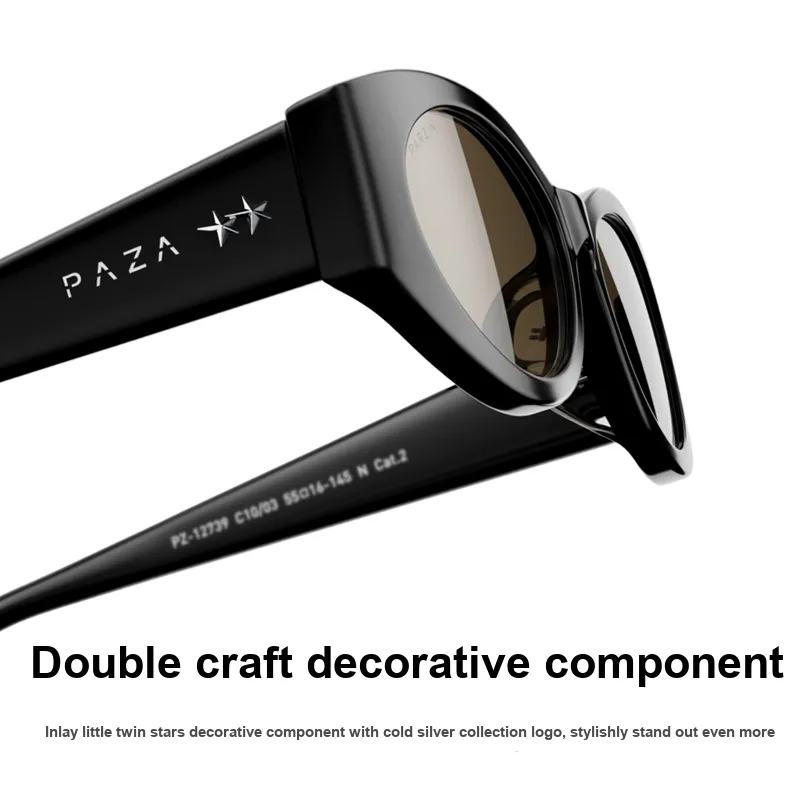 PARZIN Plate Frame Irregular Shape Sunglasses Unisex-1