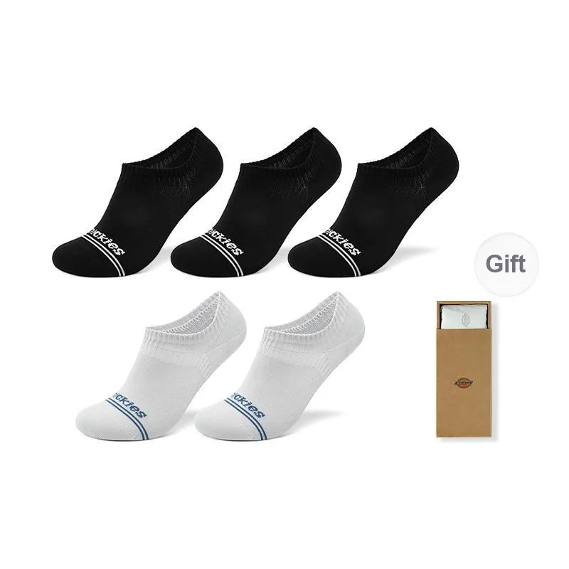 Dickies Comfortable 95% Cotton Slip Resistant Invisible Breathable No Show Socks Unisex Gift Box Combination-60