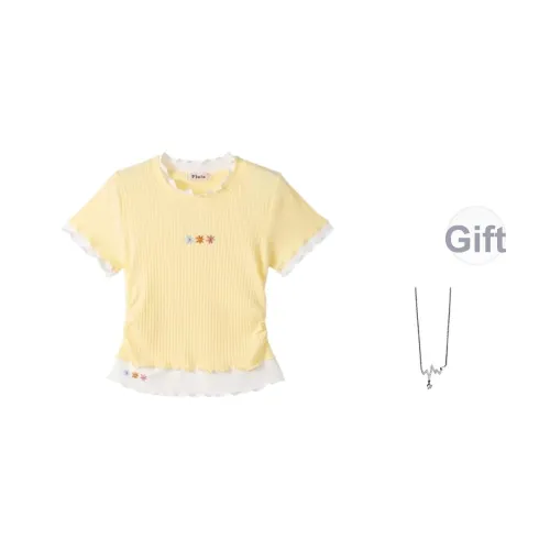 SHIEN Изображение Цвет С ожерельем Женские T-рубашки