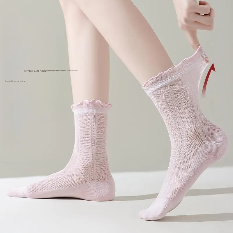MIIOW Cool One Summer Series Mid Calf Socks Women's Combo Set-9