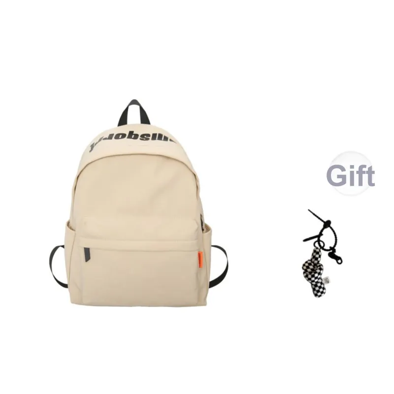Yalu Nylon Backpack Unisex Ivory/Black/Burgundy/Light Brown/Green-20