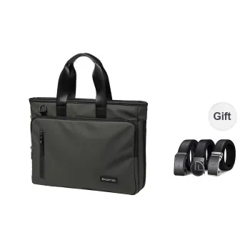 GOLF Fabric Briefcases Regular Men's Night Black/Alpine Green