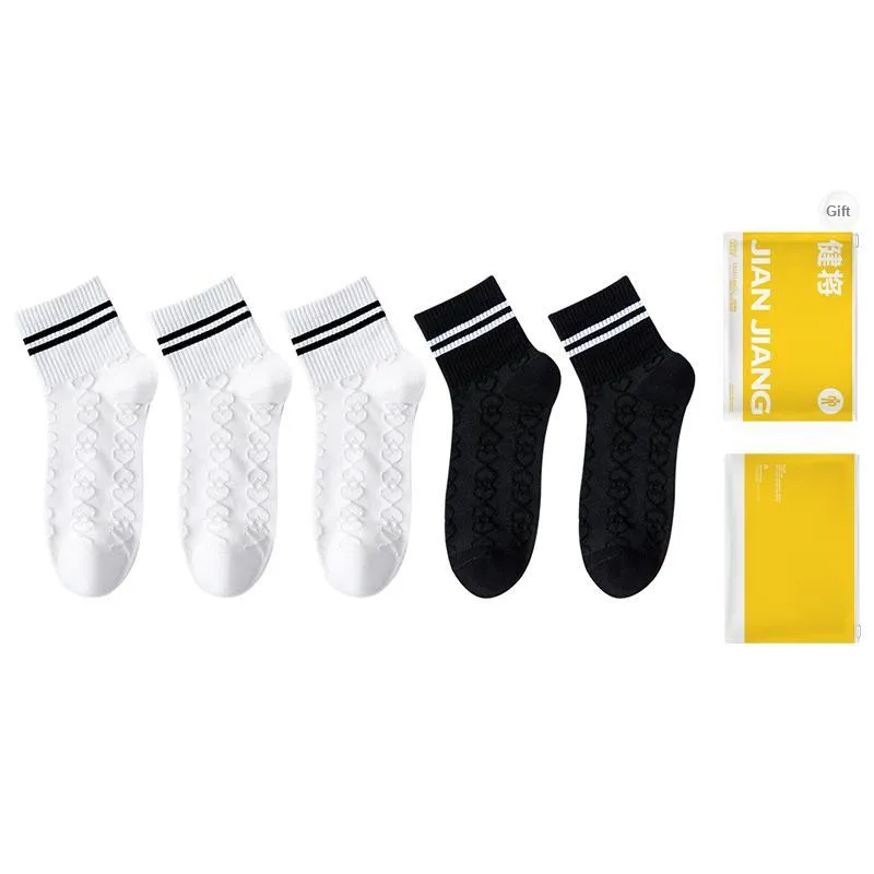 Master Mid Calf Socks Women's Shopping Bag Combo Set-14