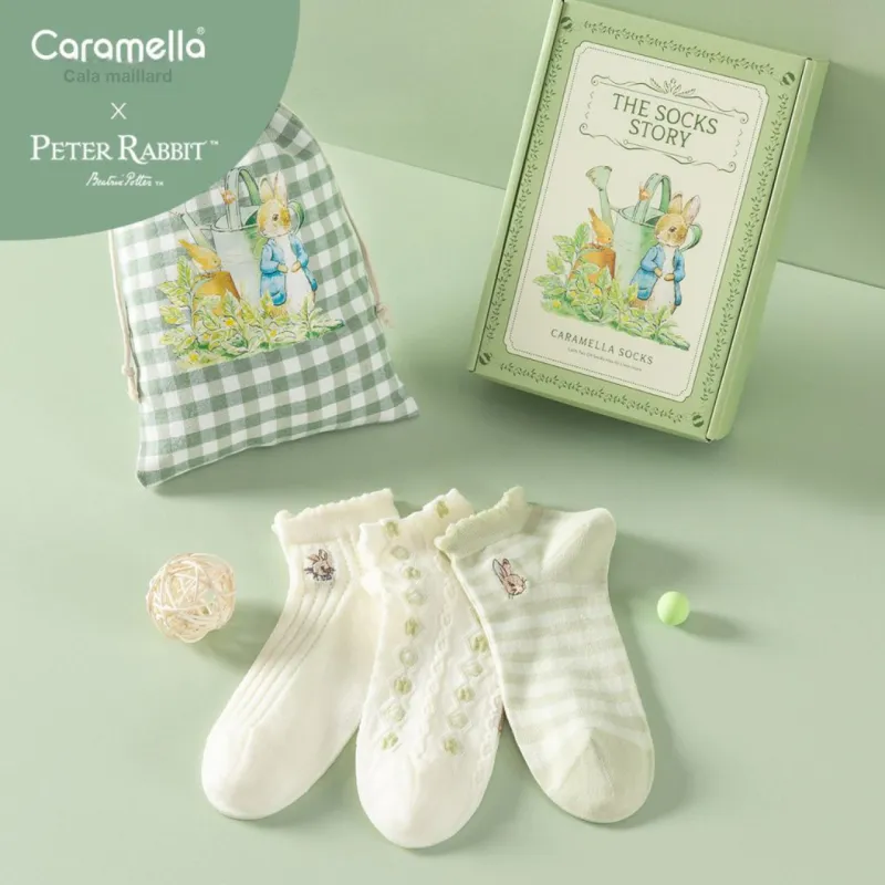Caramella x Peter Rabbit Ankle Socks Unisex 5 Pack-6