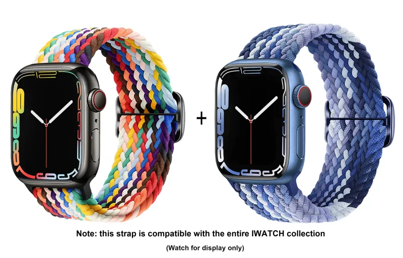 ZHISHENG Apple Compatibility Watch Band 38 49MM Watch Dial All Nylon Material-6