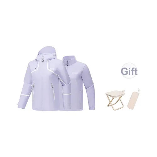 Skechers Летнее скалолазание Водонепроницаемый Ветрозащитный Дышащий Водоотталкивающий Теплоизоляционный ветровка Женские