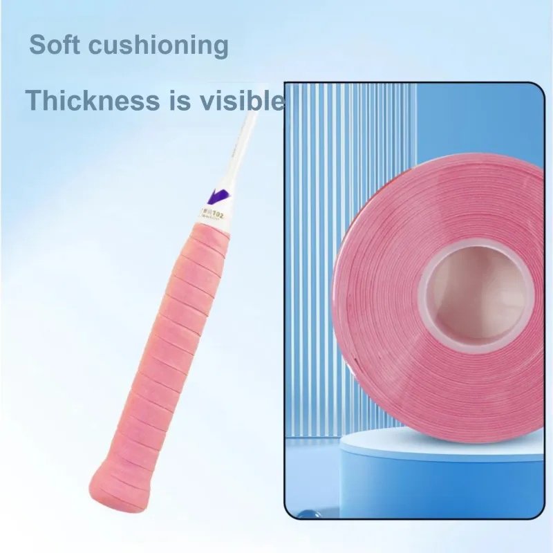 Crab Feathers Badminton Grip Tape Polyurethane Training Match Thin 5 Pack-4