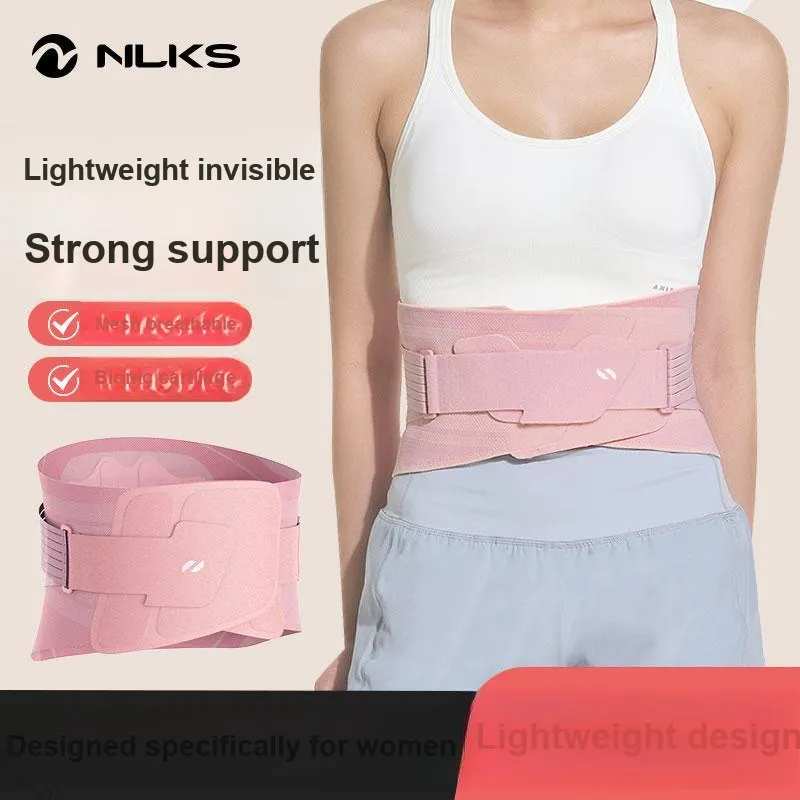 NAILEKESI Back Support Braces Fitness Badminton Basketball Breathable Protective Compression Elastane Nylon Unisex-2
