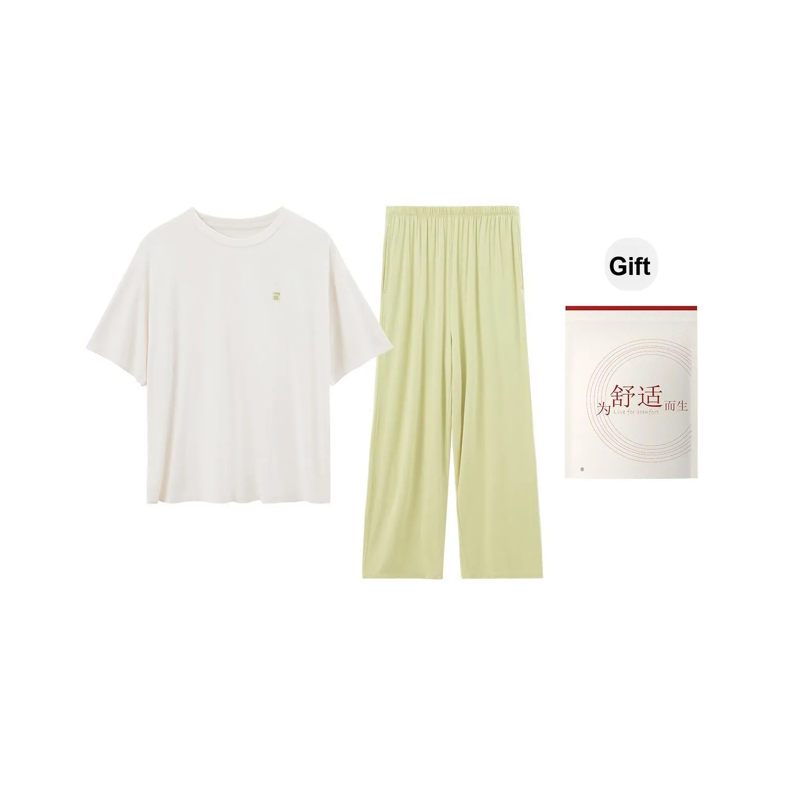 Red Beans At Home Пижамный комплект Женская Сумка для покупок