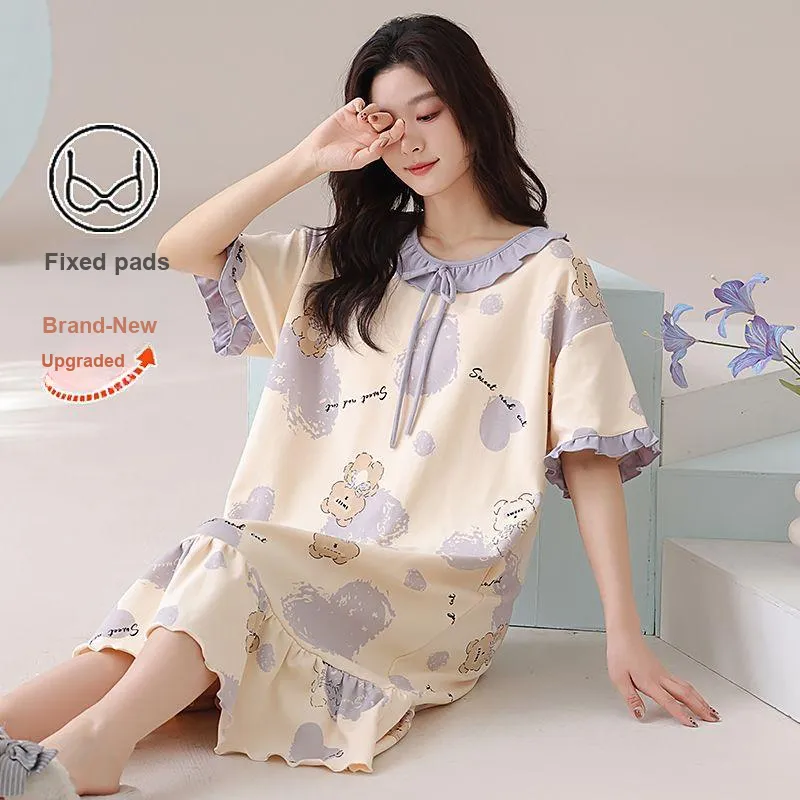 XISHE Women's Nightgowns-2