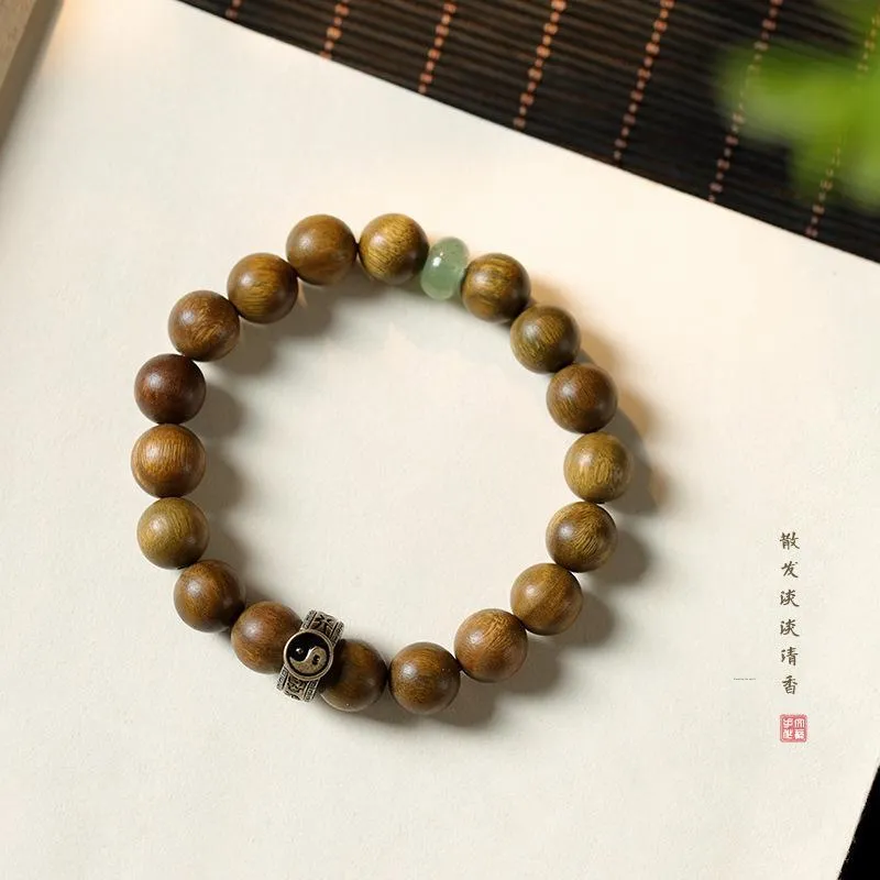 LOVEYOU PAI Green Sandalwood Bracelets Unisex-2