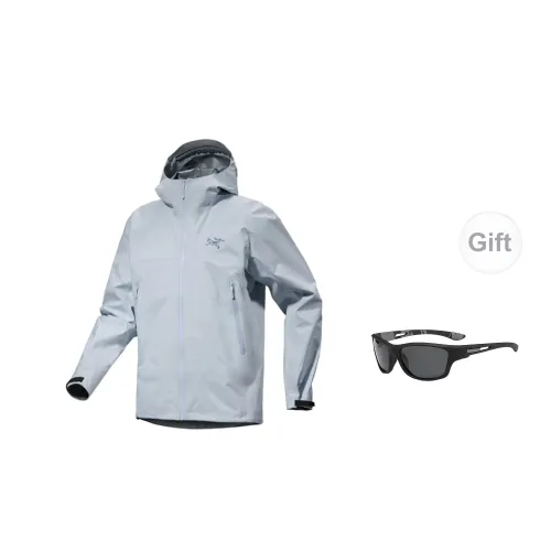 Arcteryx Beta Series Windbreaker Jackets Men Dawn Blue - Includes Glasses