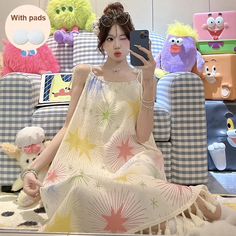 Top Melon Nightgown Women's Image Color-1