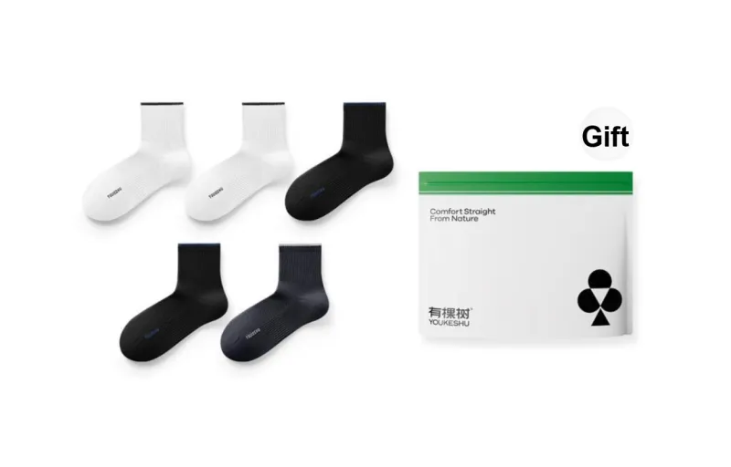 YOUKESHU Mid Calf Socks Men's Combo Set-44