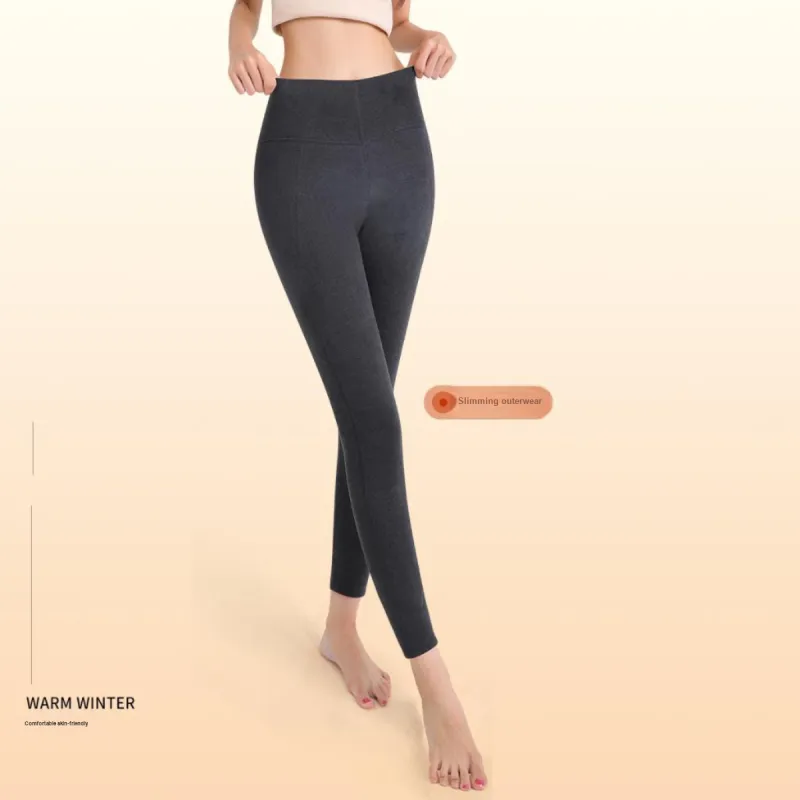 JUNEROSE Thermal Pants Women's Black Gray-7