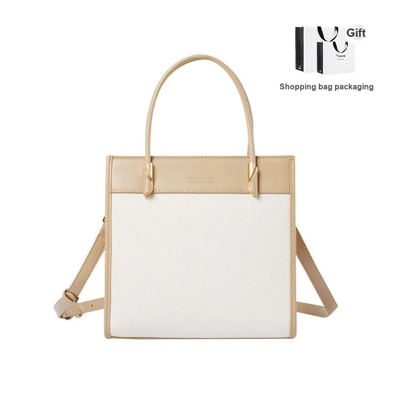 TUCANO PU Handbag Medium Size Women's Coconut Milk White