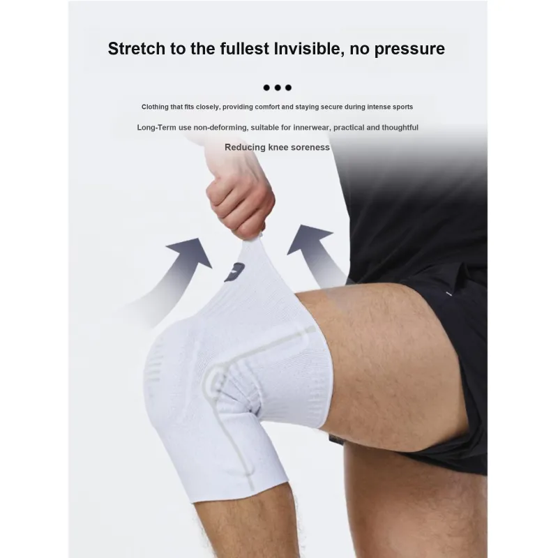 LiNing Mountaineering Basketball Fitness Unisex Polyester, Polyamide, Elastane, Silicone Knee Pads-2