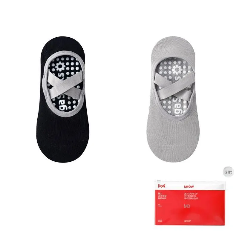 MIIOW Trend Party Series No Show Socks Women's Shopping Bag 2 Pack-1