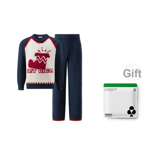 YOUKESHU Мужские пижамные комплекты