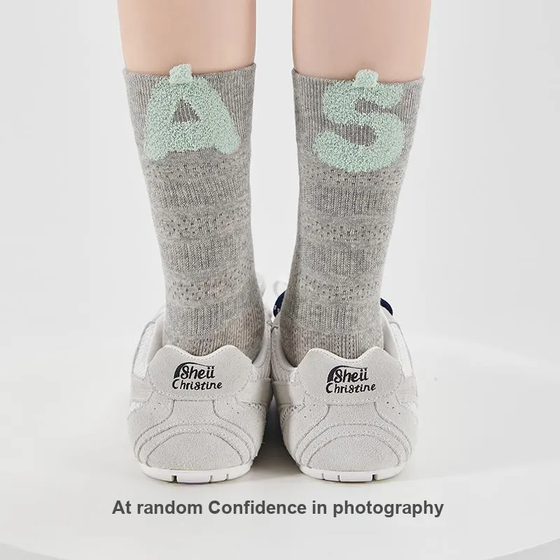 JIAZINI Mid Calf Socks Women's 3 Pack-24