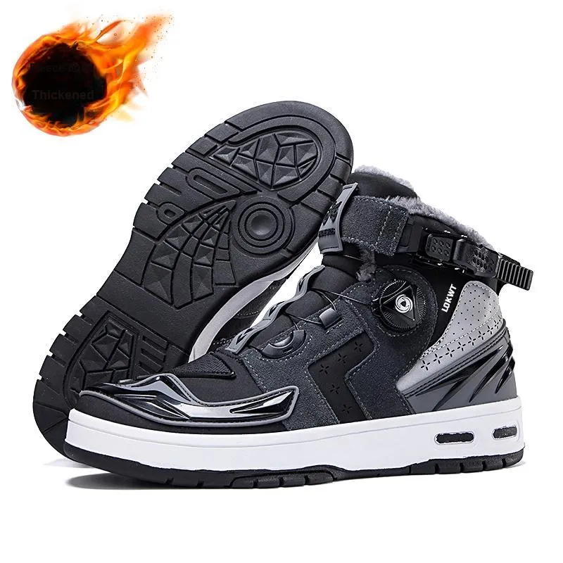 LOKWT Cushioning Anti-Slip Wear-Resistant Water-Resistant Impact-Resistant Mid-Top Cycling Shoes Unisex-15