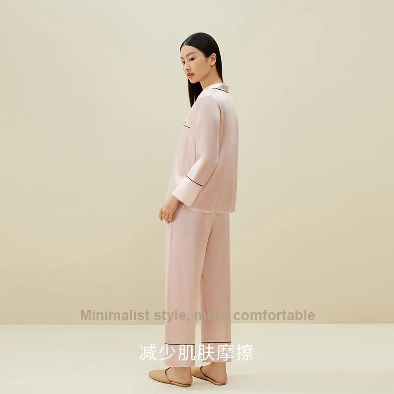 JINSANT Pajama Set Women's Gift Box Set Peach Overflow Pink-2