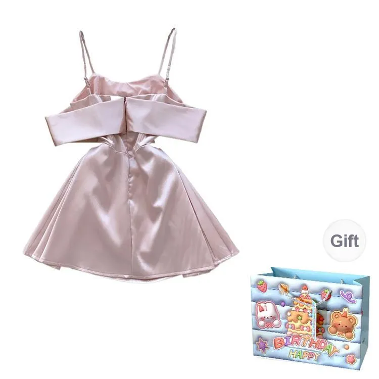 QUIET ANGEL Slip Dress Women's Pink-1