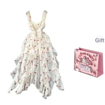 FLIM Slip Dresses Women's Apricot Bear Box