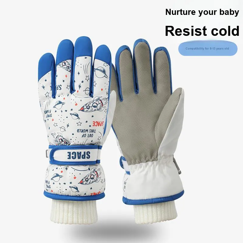 YUZHAOLIN Polyester Gloves Kids' Black-2