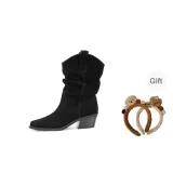 Black Suede Gift-Included Headband (Please Refer to Details)