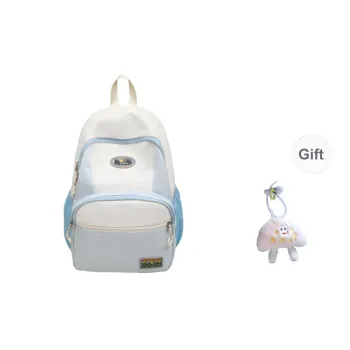 URBAN FOREST Nylon Backpack Regular Unisex Blue/Pink/Khaki/Black