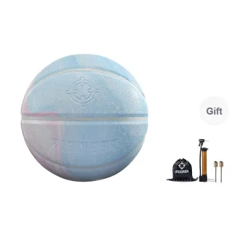 RIGORER PU Ice Cream Basketball Blue Pink Mismatched Color Size 7 Street Training Competition