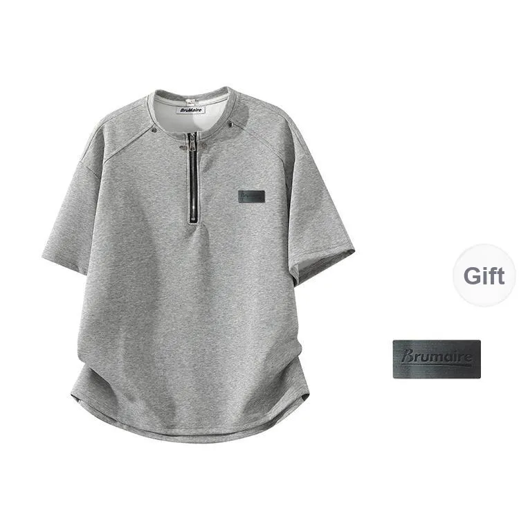 BRUMAIRE T Shirt Unisex Black Comes With Brooch-2