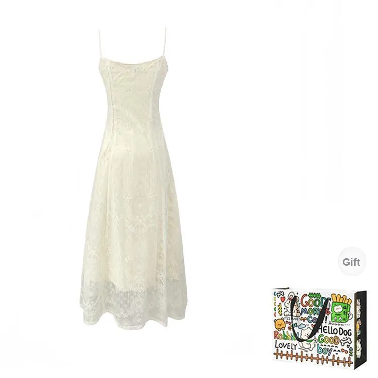 HAPG Slip Dress Women's Apricot Dress-1