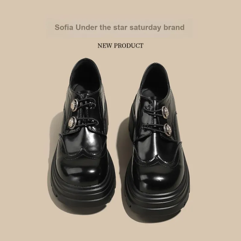 Safiya Chunky Heel Loafers Women's-1